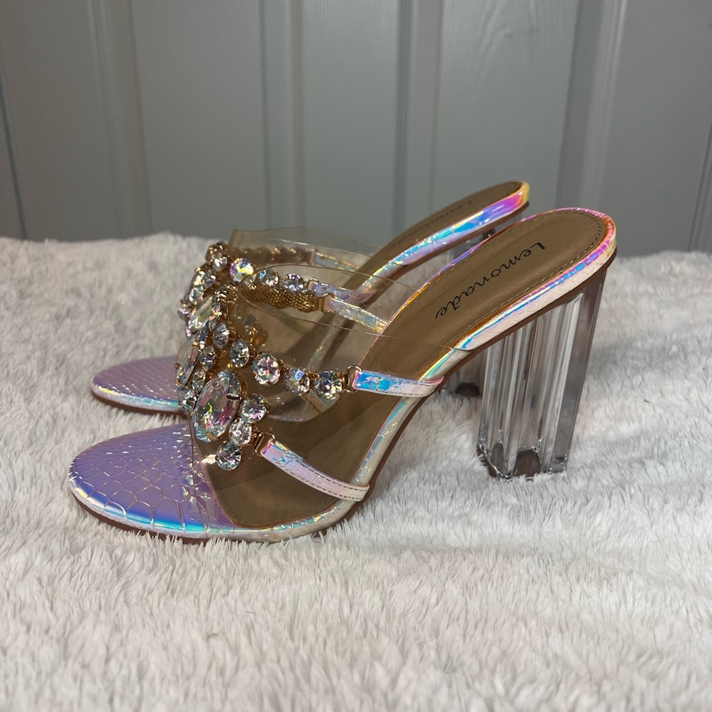 Lemonade Women's Iridescent Heeled Sandals